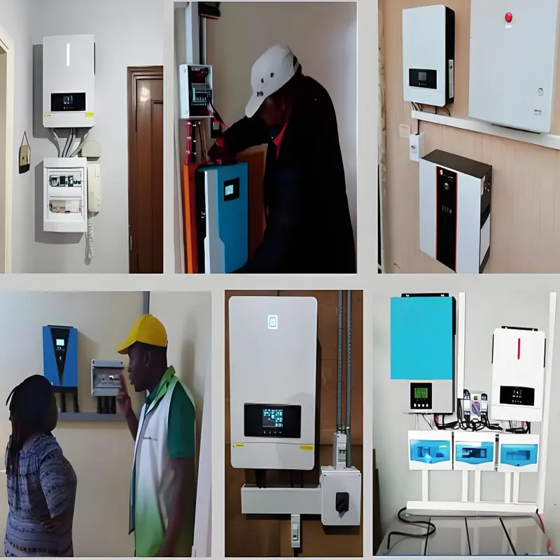 What are the types of solar inverters?