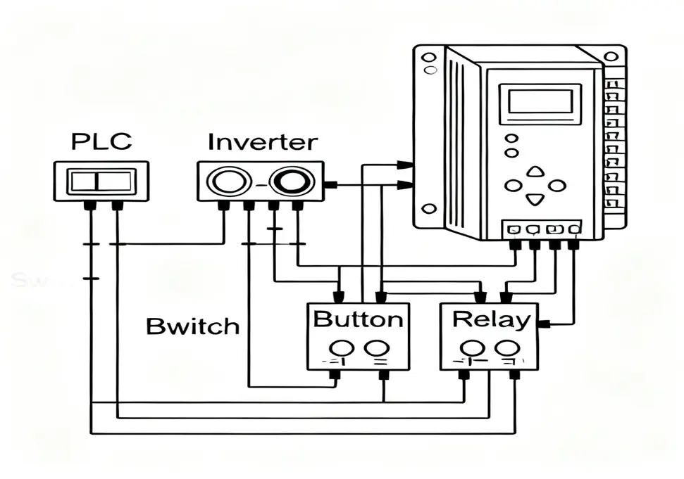 PLC-Inverter Digital Connection