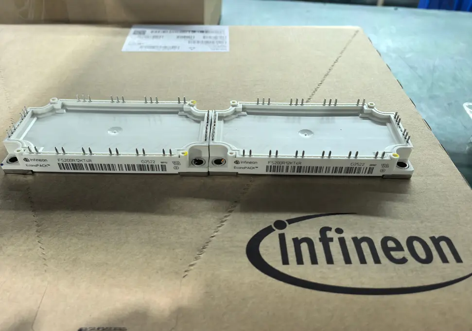 What brand of IGBT module is used in your company's frequency converter?